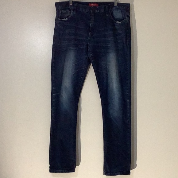Guess Men's Denim Blue Jeans - Picture 1 of 8